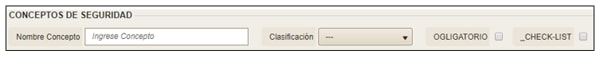 Imagen 5.1. Creación de Medidas de Seguridad