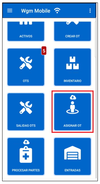 Asignación de OT