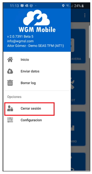 Cerrar Sesión