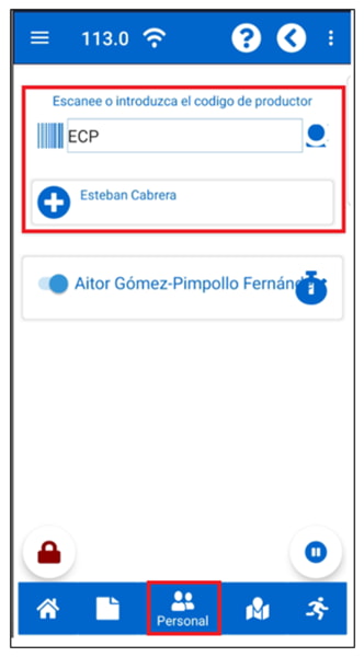Cómo incluir personal