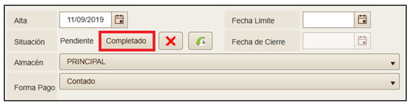 Pendiente